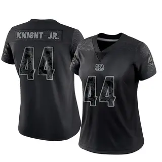Cincinnati Bengals Women's Demetrius Knight Jr. Limited Reflective Jersey - Black