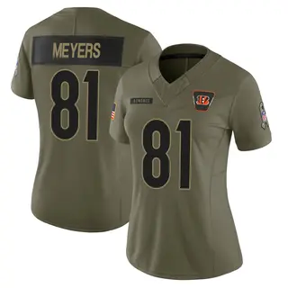 Cincinnati Bengals Women's Dohnte Meyers Limited 2025 Salute to Service Jersey - Olive