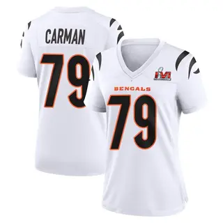 Cincinnati Bengals Women's Jackson Carman Game Super Bowl LVI Bound Jersey - White