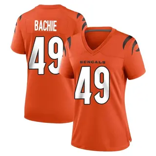 Cincinnati Bengals Women's Joe Bachie Game Jersey - Orange