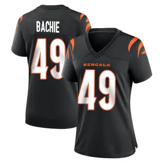 Cincinnati Bengals Women's Joe Bachie Game Team Color Jersey - Black