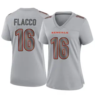Cincinnati Bengals Women's Joe Flacco Game Atmosphere Fashion Jersey - Gray