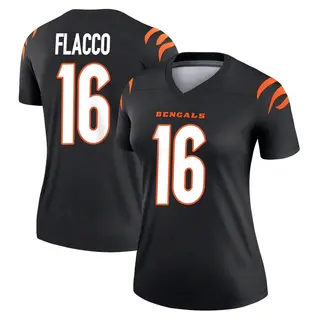 Cincinnati Bengals Women's Joe Flacco Legend Jersey - Black