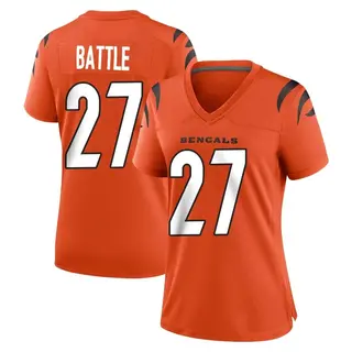 Cincinnati Bengals Women's Jordan Battle Game Jersey - Orange