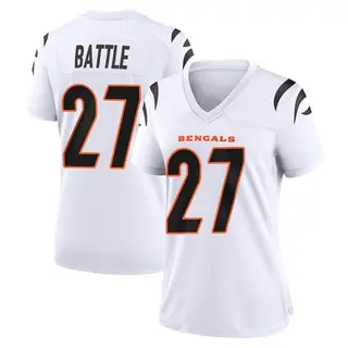 Cincinnati Bengals Women's Jordan Battle Game Jersey - White