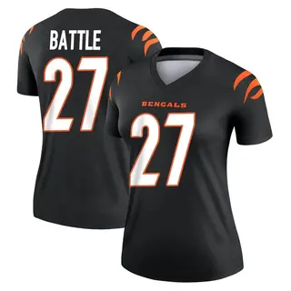 Cincinnati Bengals Women's Jordan Battle Legend Jersey - Black