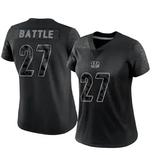 Cincinnati Bengals Women's Jordan Battle Limited Reflective Jersey - Black