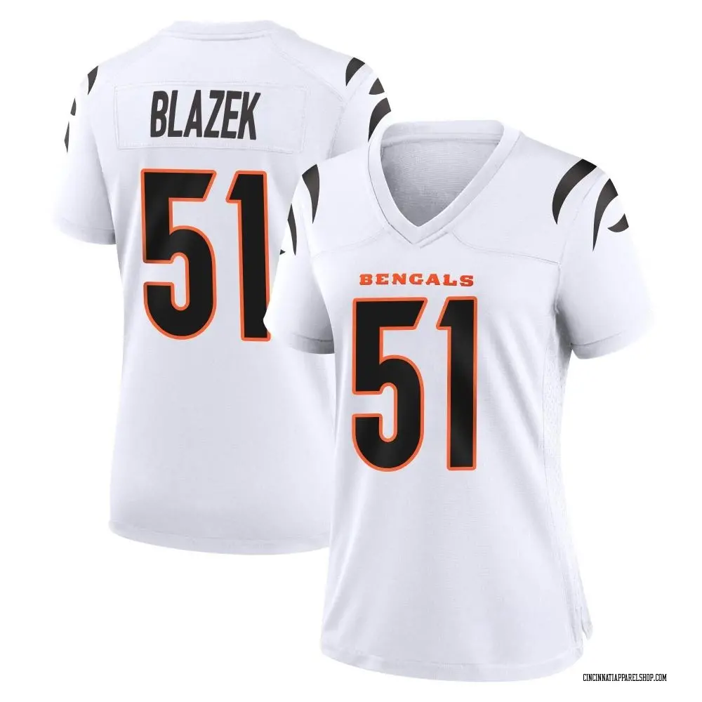 Cincinnati Bengals Women's Justin Blazek Game Jersey - White