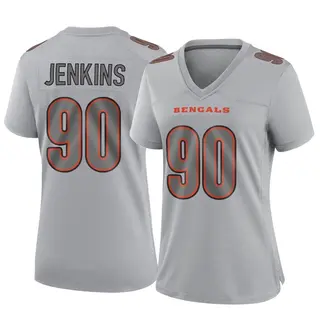 Cincinnati Bengals Women's Kris Jenkins Jr. Game Atmosphere Fashion Jersey - Gray