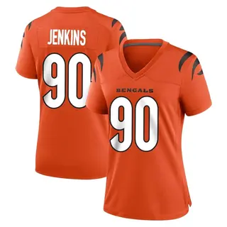 Cincinnati Bengals Women's Kris Jenkins Jr. Game Jersey - Orange