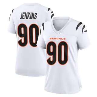 Cincinnati Bengals Women's Kris Jenkins Jr. Game Jersey - White