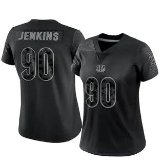 Cincinnati Bengals Women's Kris Jenkins Jr. Limited Reflective Jersey - Black
