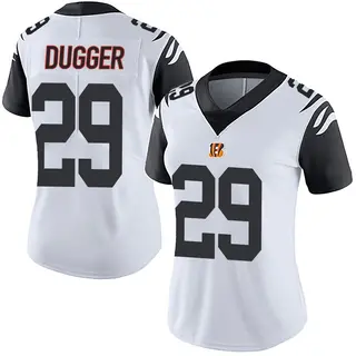 Cincinnati Bengals Women's Kyle Dugger Limited Color Rush Vapor Untouchable Jersey - White