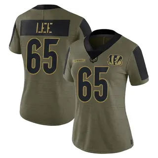 Cincinnati Bengals Women's Matt Lee Limited 2021 Salute To Service Jersey - Olive