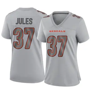 Cincinnati Bengals Women's PJ Jules Game Atmosphere Fashion Jersey - Gray