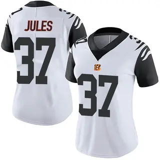 Cincinnati Bengals Women's PJ Jules Limited Color Rush Vapor Untouchable Jersey - White