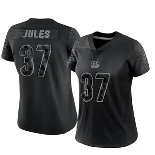 Cincinnati Bengals Women's PJ Jules Limited Reflective Jersey - Black