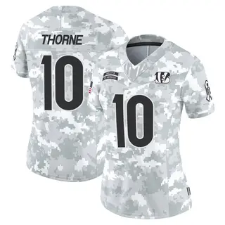 Cincinnati Bengals Women's Payton Thorne Limited 2024 Salute to Service Jersey - Arctic Camo