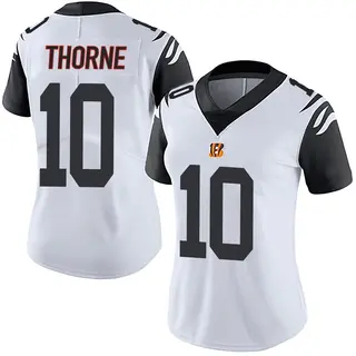 Cincinnati Bengals Women's Payton Thorne Limited Color Rush Vapor Untouchable Jersey - White