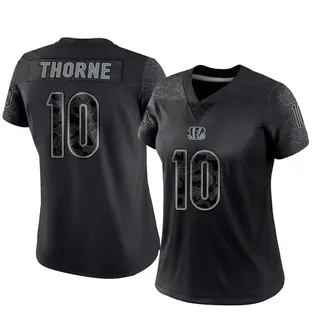 Cincinnati Bengals Women's Payton Thorne Limited Reflective Jersey - Black