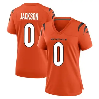 Cincinnati Bengals Women's Raymond Jackson Game Jersey - Orange
