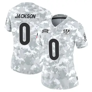 Cincinnati Bengals Women's Raymond Jackson Limited 2024 Salute to Service Jersey - Arctic Camo