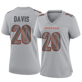 Cincinnati Bengals Women's Tacario Davis Game Atmosphere Fashion Jersey - Gray