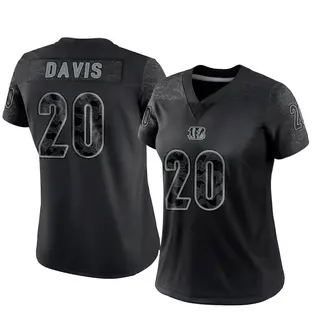 Cincinnati Bengals Women's Tacario Davis Limited Reflective Jersey - Black