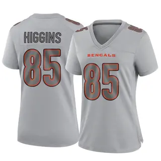 Cincinnati Bengals Women's Tee Higgins Game Atmosphere Fashion Jersey - Gray