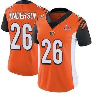 Cincinnati Bengals Women's Tycen Anderson Limited Vapor Untouchable Super Bowl LVI Bound Jersey - Orange