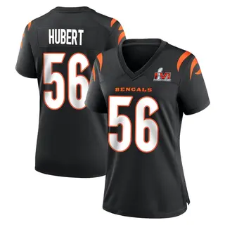 Cincinnati Bengals Women's Wyatt Hubert Game Team Color Super Bowl LVI Bound Jersey - Black