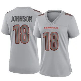 Cincinnati Bengals Women's Xavier Johnson Game Atmosphere Fashion Jersey - Gray