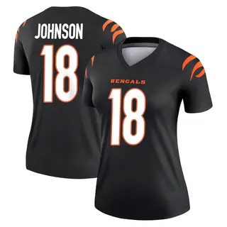 Cincinnati Bengals Women's Xavier Johnson Legend Jersey - Black