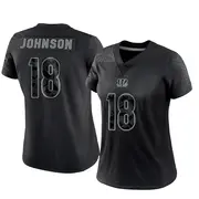 Cincinnati Bengals Women's Xavier Johnson Limited Reflective Jersey - Black