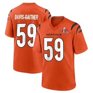 Cincinnati Bengals Youth Akeem Davis-Gaither Game Super Bowl LVI Bound Jersey - Orange