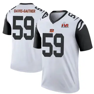 Cincinnati Bengals Youth Akeem Davis-Gaither Legend Color Rush Super Bowl LVI Bound Jersey - White