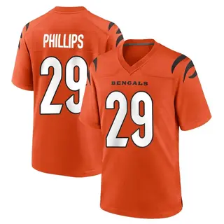 Cincinnati Bengals Youth Antonio Phillips Game Jersey - Orange