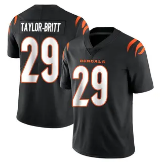 Cincinnati Bengals Youth Cam Taylor-Britt Limited Team Color Vapor Untouchable Jersey - Black