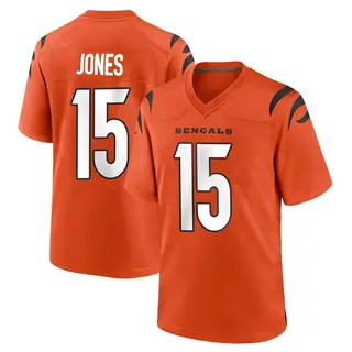 Cincinnati Bengals Youth Charlie Jones Game Jersey - Orange