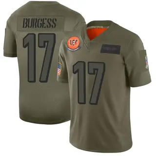 Cincinnati Bengals Youth Cole Burgess Limited 2019 Salute to Service Jersey - Camo