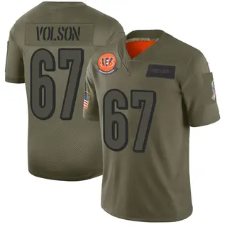 Cincinnati Bengals Youth Cordell Volson Limited 2019 Salute to Service Jersey - Camo