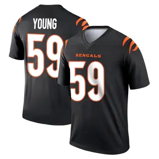 Cincinnati Bengals Youth Craig Young Legend Jersey - Black