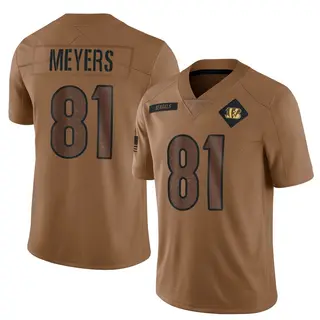 Cincinnati Bengals Youth Dohnte Meyers Limited 2023 Salute To Service Jersey - Brown