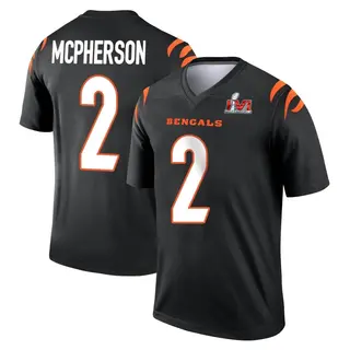 Cincinnati Bengals Youth Evan McPherson Legend Super Bowl LVI Bound Jersey - Black