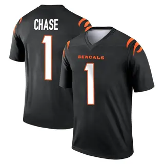 Cincinnati Bengals Youth Ja'Marr Chase Legend Jersey - Black