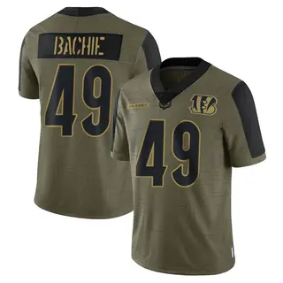 Cincinnati Bengals Youth Joe Bachie Limited 2021 Salute To Service Jersey - Olive