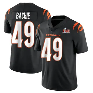Cincinnati Bengals Youth Joe Bachie Limited Team Color Vapor Untouchable Super Bowl LVI Bound Jersey - Black