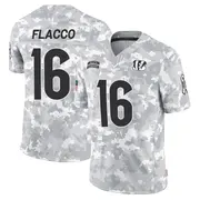 Cincinnati Bengals Youth Joe Flacco Limited 2024 Salute to Service Jersey - Arctic Camo