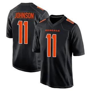 Cincinnati Bengals Youth Josh Johnson Game Fashion Jersey - Black