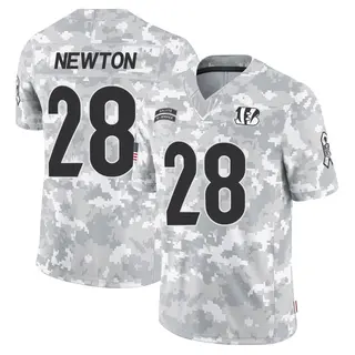 Cincinnati Bengals Youth Josh Newton Limited 2024 Salute to Service Jersey - Arctic Camo